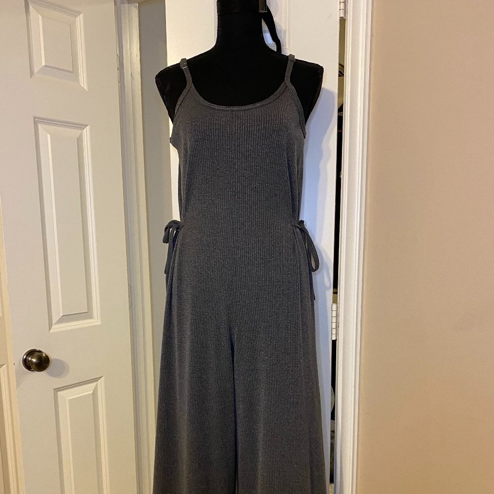 Heather Grey Side Tie Jumper